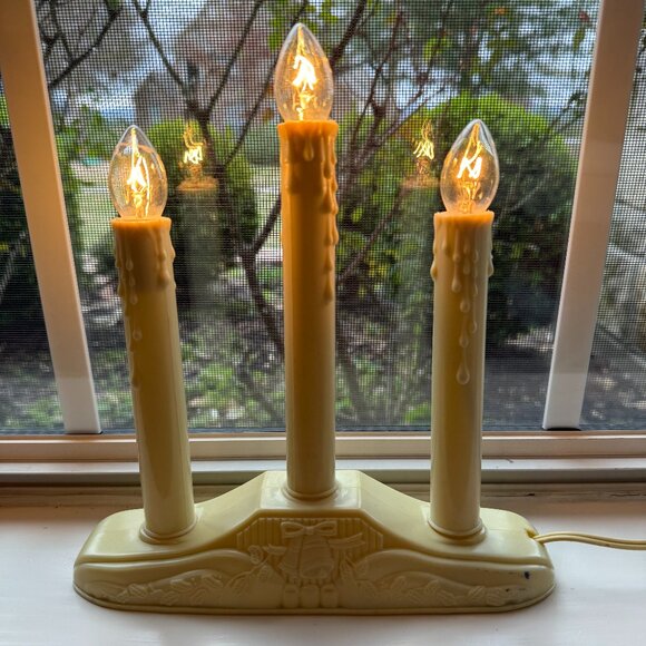 Vintage Other - 🎄3/$20‼️Vintage Electric Christmas Window Candelabra
